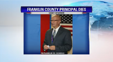 Franklin County Middle School Principal dies.