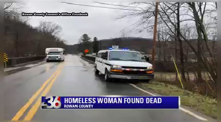 Homeless Woman Found Dead