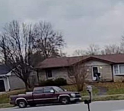 Truck believed to be involved in theft of packages off porches in Nicholasville.