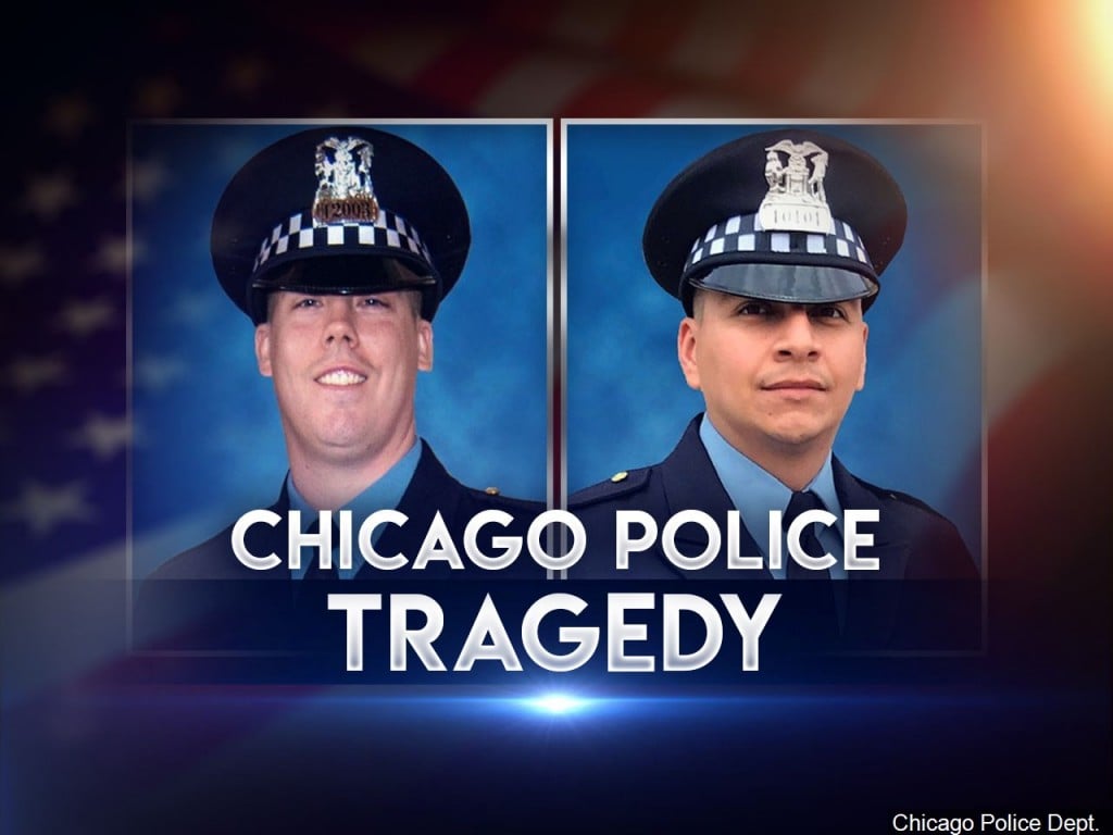 (left to right) Chicago Police Officers