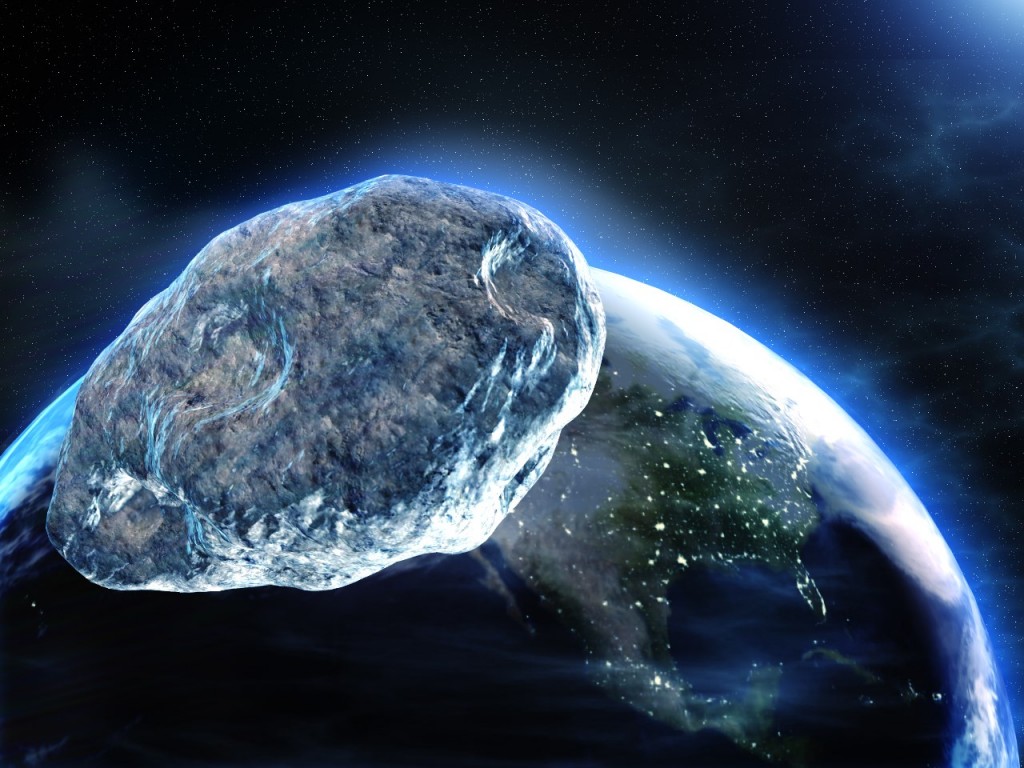 Asteroid Fly By background