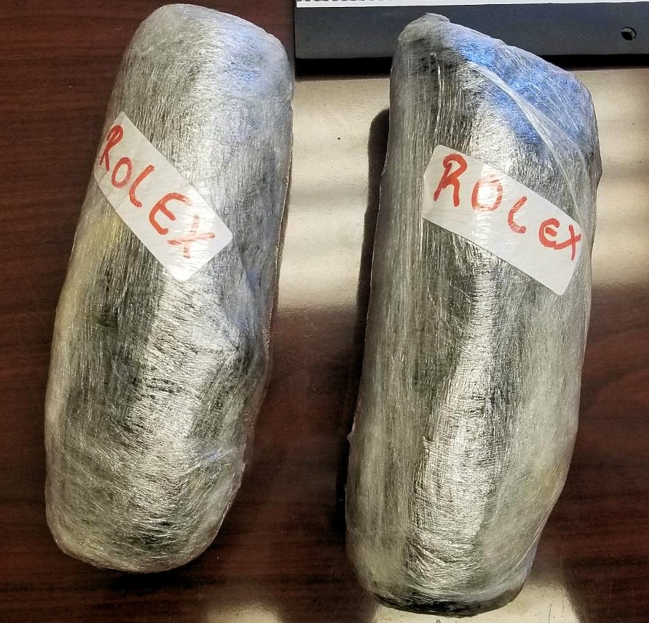 Photo of crystal meth amphetamine seized from the accused provided by the Laurel County Sheriffs office.