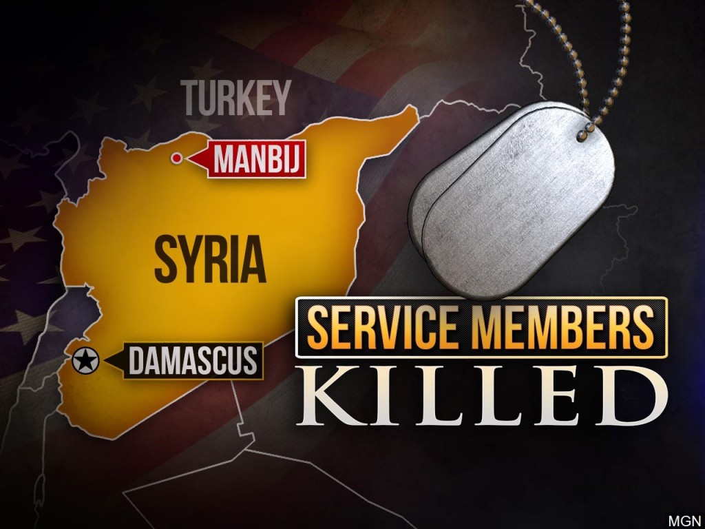 US service members killed in Syria explosion