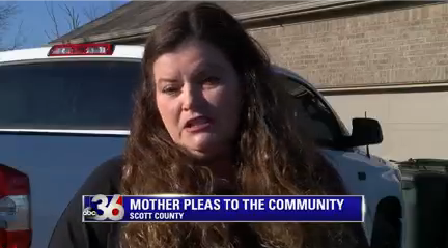 MOTHER MAKES PLEA TO THE COMMUNITY