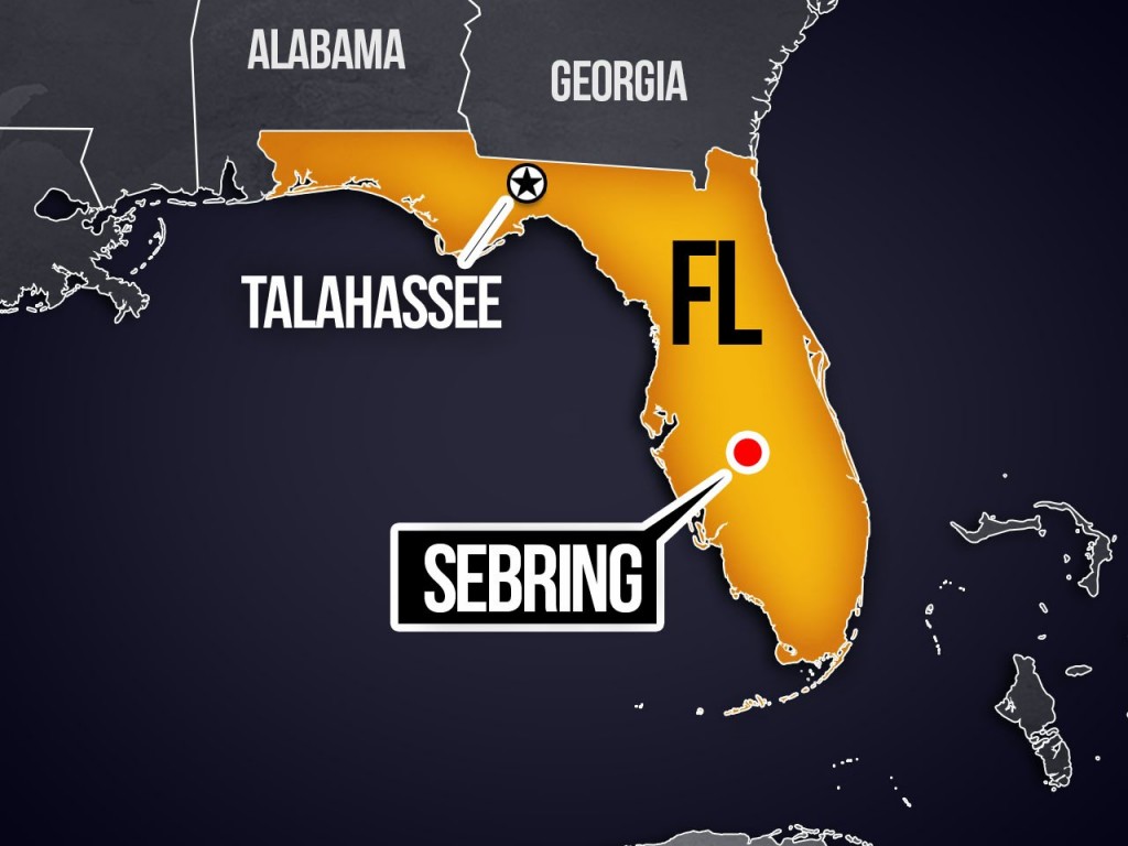 Map of Sebring
