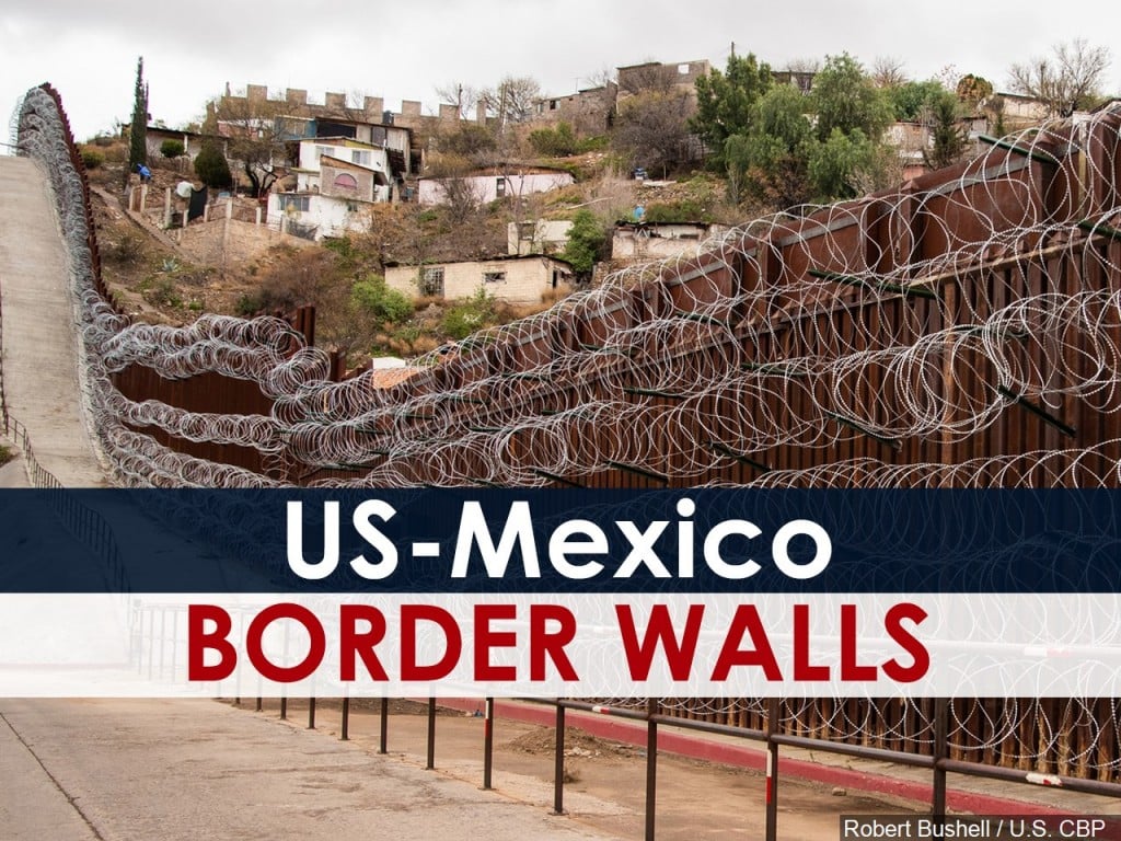 US-Mexico border walls