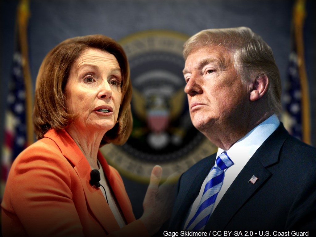 House Speaker Nancy Pelosi and President Donald Trump