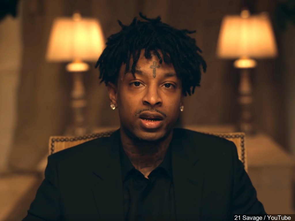 21 Savage in a 2019 music video 'a lot' ft. J. Cole