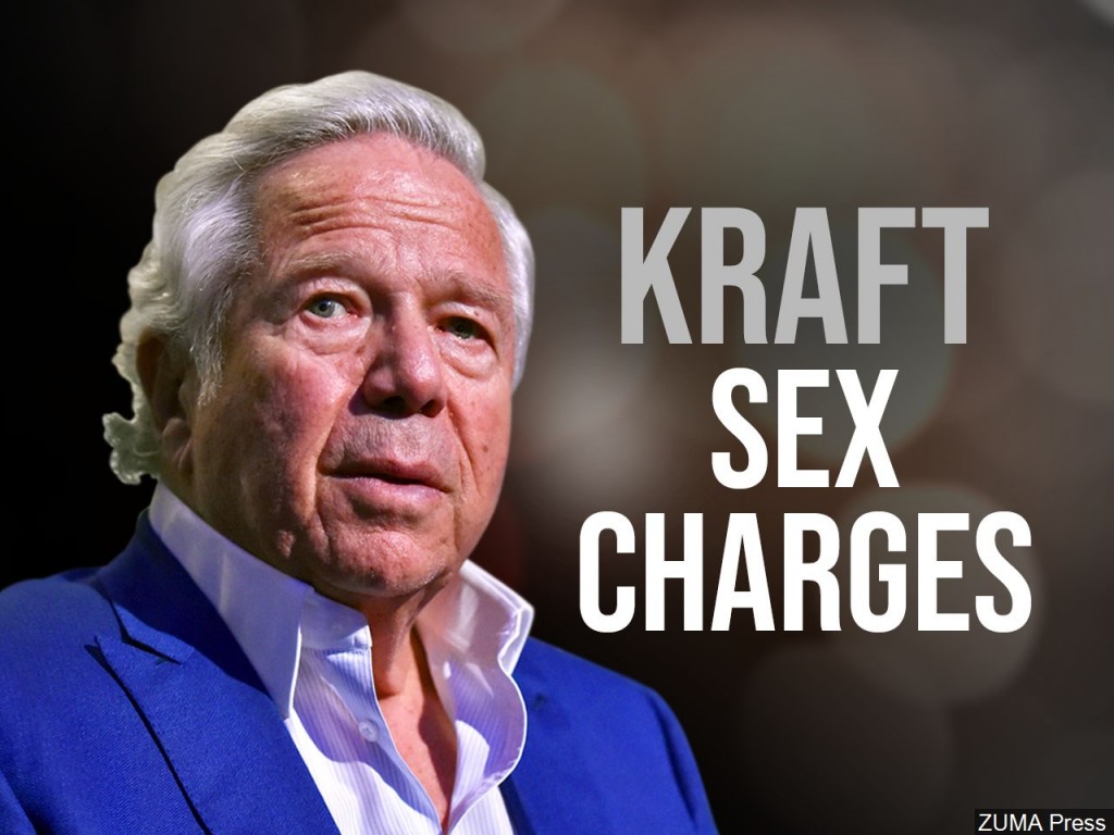 New England Patriots owner Robert Kraft charged with soliciting prostitution