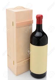 Wine bottle and box - generic