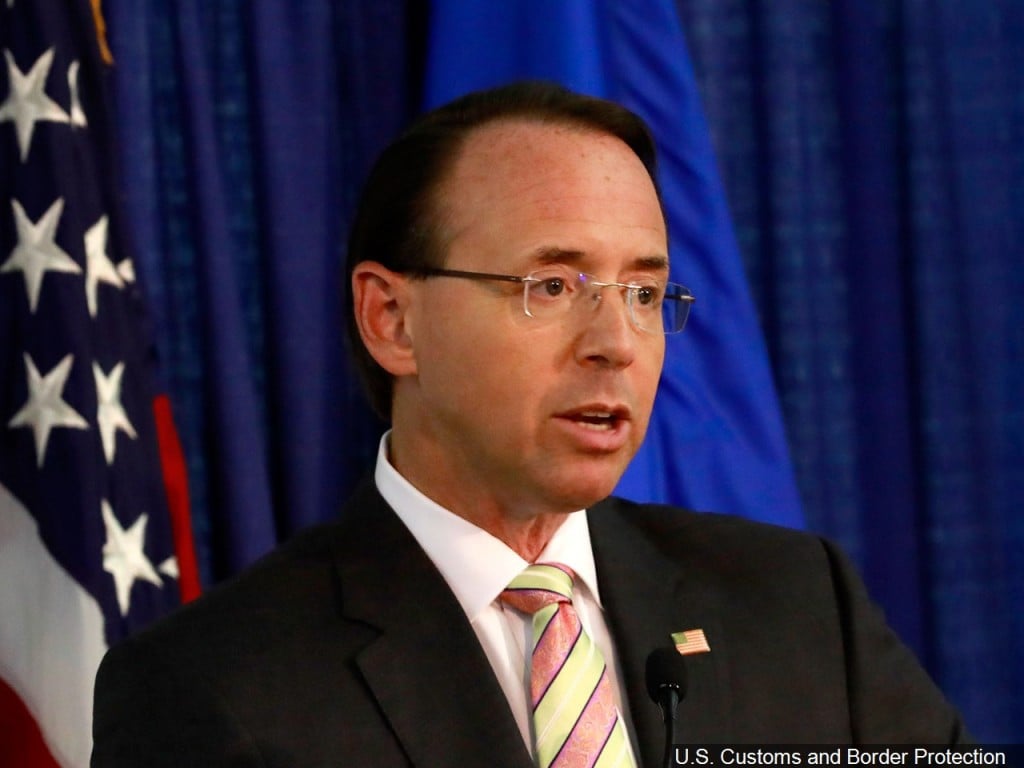 Rod Rosenstein - U.S. Deputy Attorney General