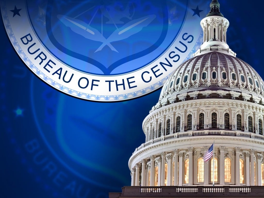 Capitol building with Census Bureau seal