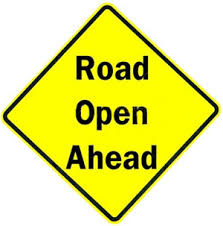 Road Open Sign