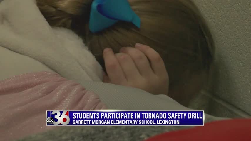 Students Participate in Tornado Safety Drill