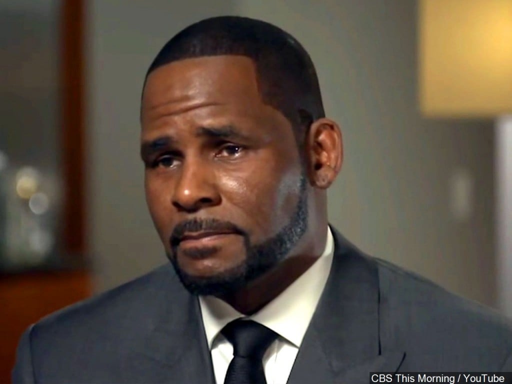 R. Kelly during an interview breaking his silence about the sexual abuse charges that landed him in jail