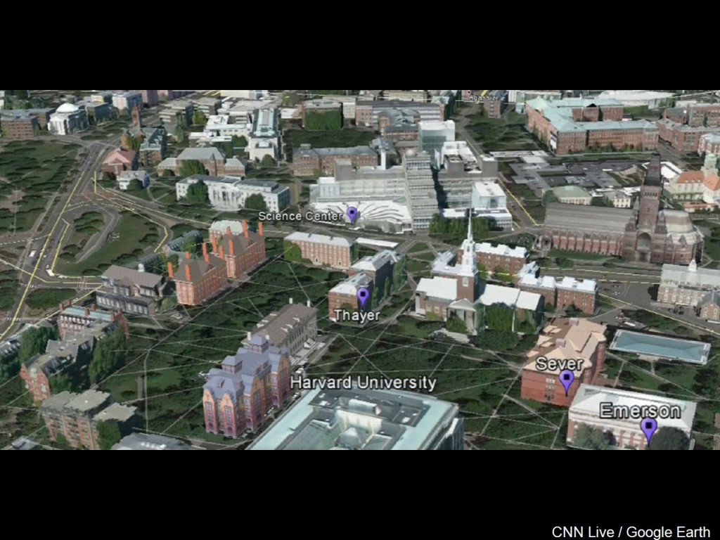 Harvard building locations