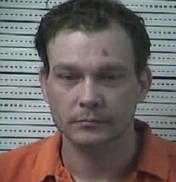 Accused of throwing rock at car with family inside in Danville.