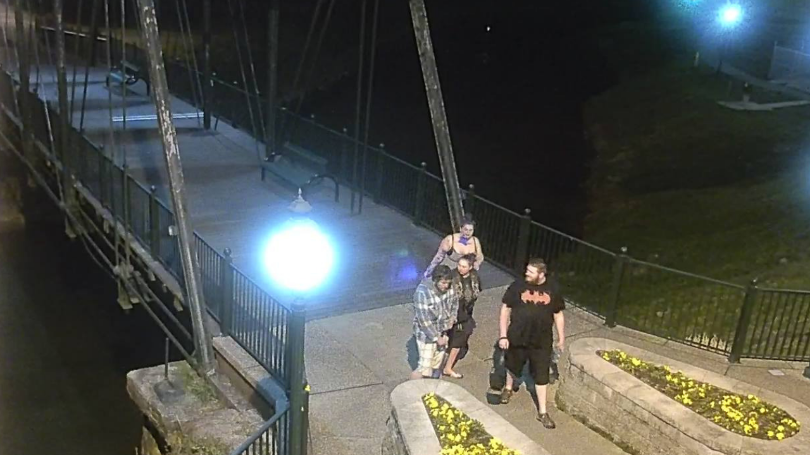 Corbin Police trying to identify suspects in Engineer Street walking bridge vandalism
