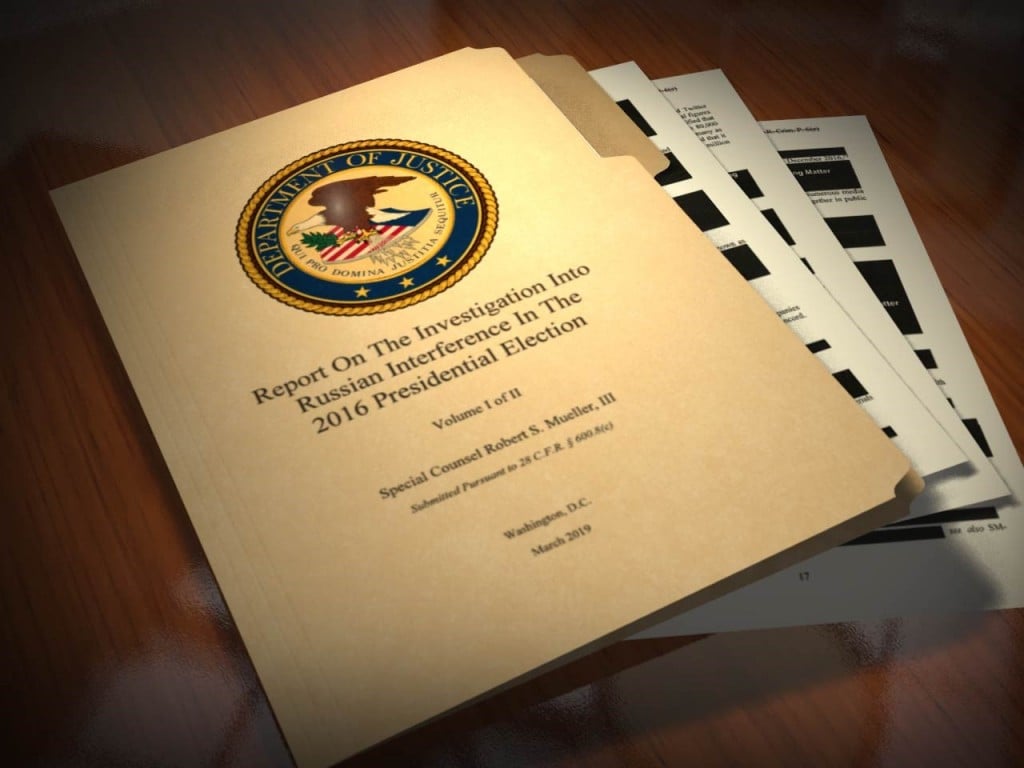 Mueller Report Redacted via MGN Online