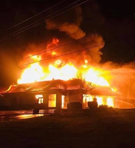 Fire destroys McDonald's in Clay County.