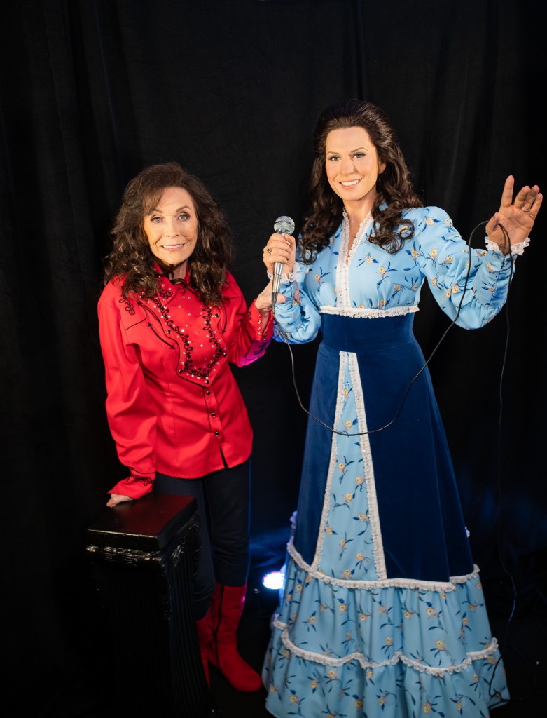 Loretta Lynn meets her 1970s self with Madame Tussauds wax figure at her birthday bash concert
