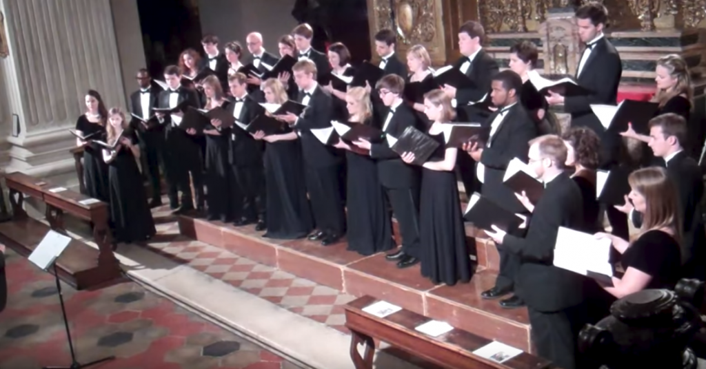 UK Chorale performs during a tour of Italy in 2013