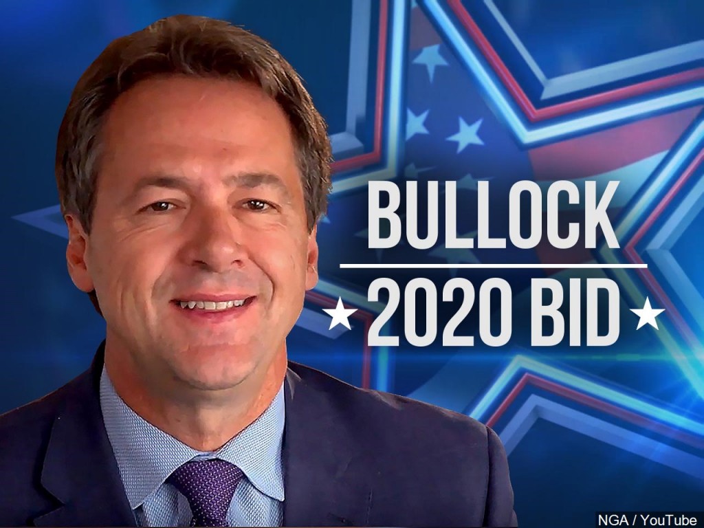 Montana Governor Steve Bullock (D) announces 2020 Presidential Bid