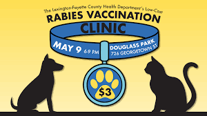 Rabies Clinic in Lexington 5-9-19