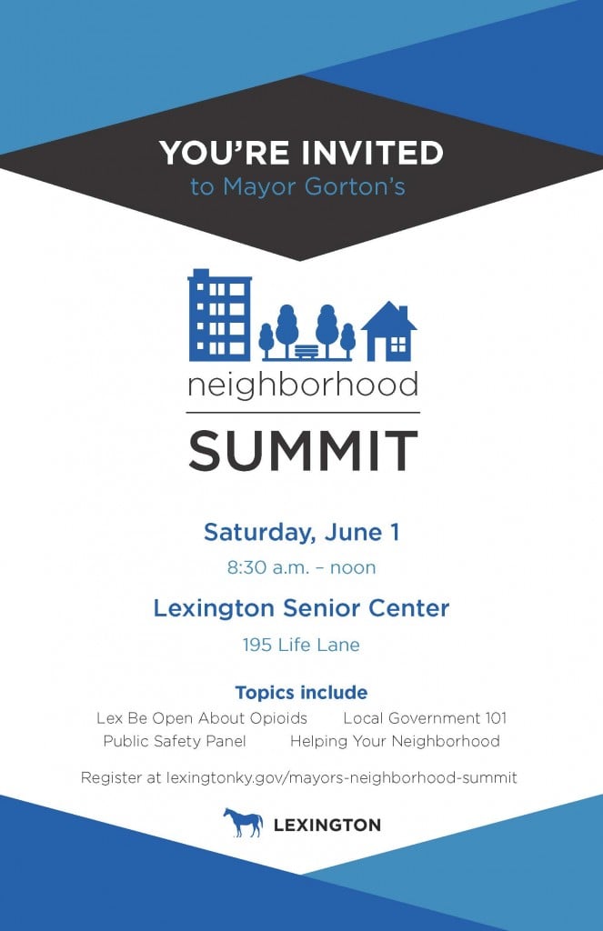 Neighborhood Summit Invite