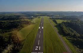 Big Sandy Regional Airport runway in Debord in Martin County