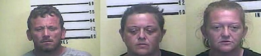Three accused of breaking into the home of a deceased Bell Co. man.