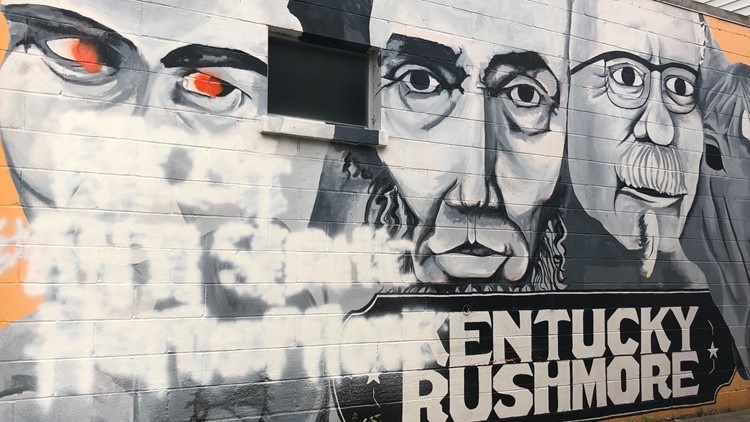 Ali Mural Vandalized