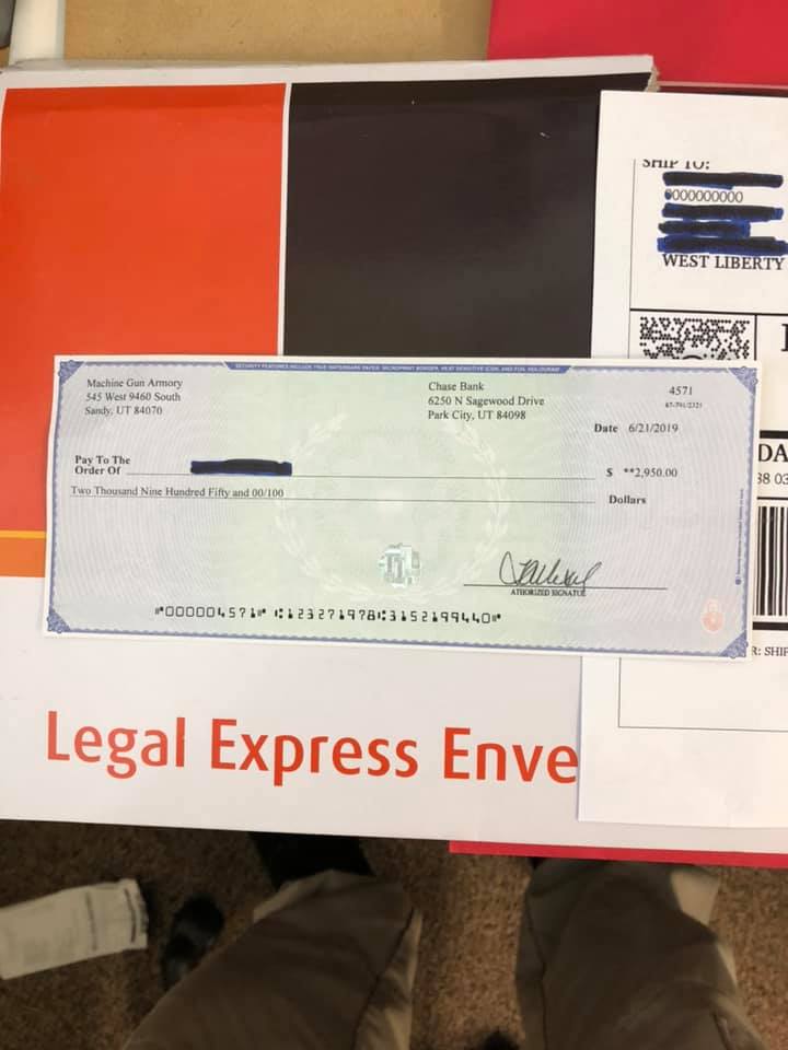 Morgan County check scam