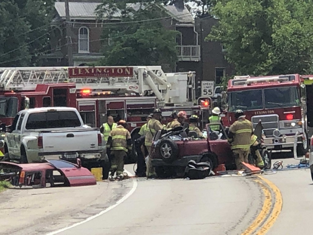 Accident on Georgetown Road and Berea Road.