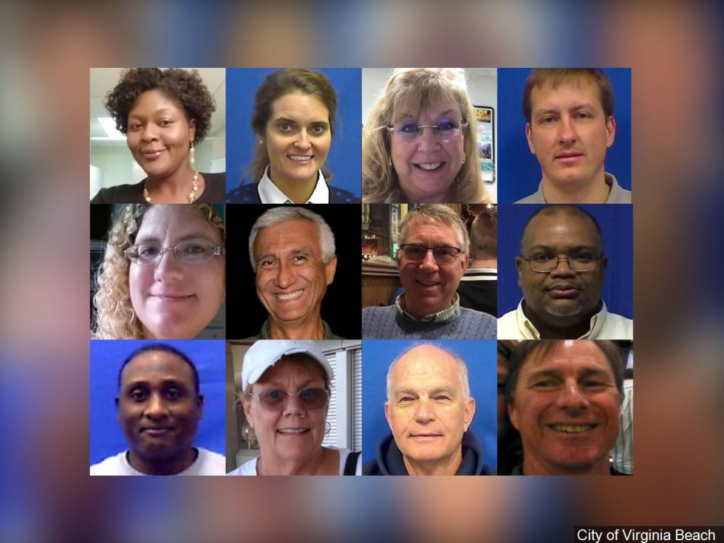 Virginia Beach shooting victims - Top Row (left to right): Laquita C. Brown