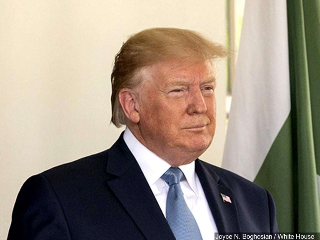 US President Donald Trump
