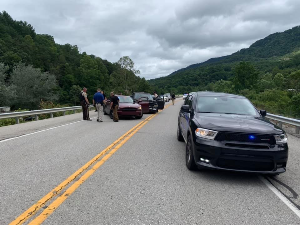 Man arrested on Highway 119 in Harlan County after a two county chase following a hit-and-run in Harlan