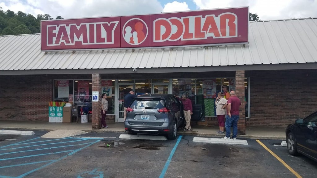 SUV hit a Family Dollar store in Manchester