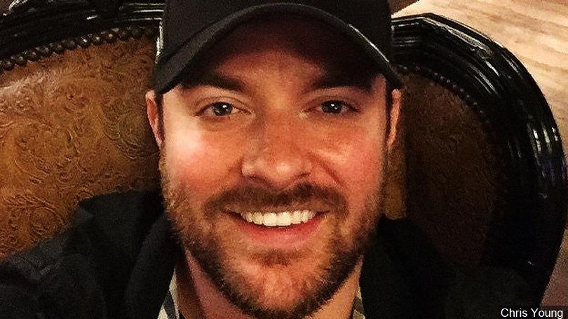 Country music star Chris Young