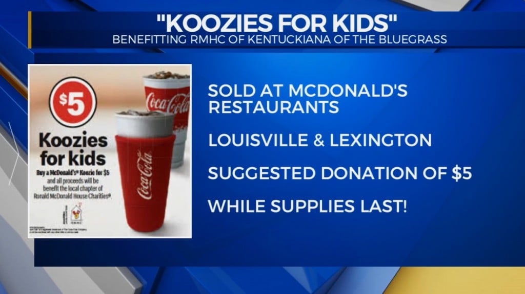 $5 'Koozies for Kids' to benefit Ronald McDonald House