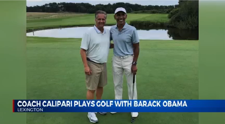 Coach Cal and Former President Barack Obama
