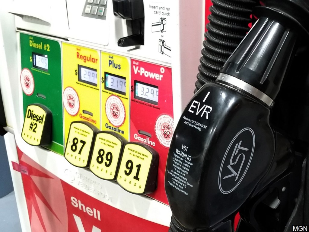 Gas station pump