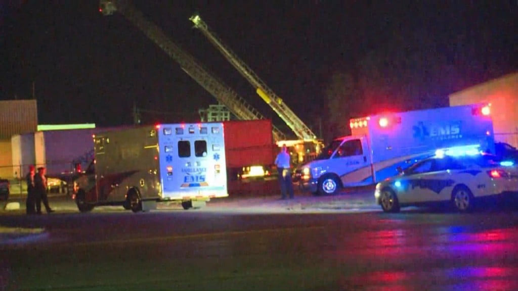 Fire at Enersys in Richmond