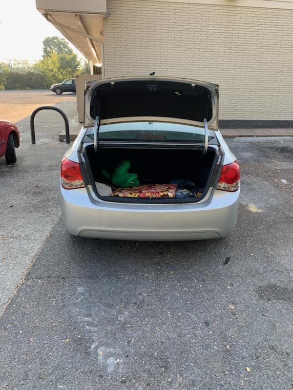 Woman pulls over to get gas in Tennessee after driving from Kentucky and finds a woman hiding in the trunk of her car