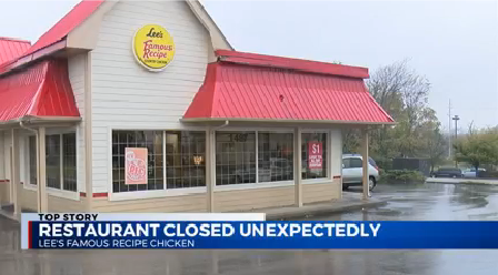 Lee's Famous Recipe closes unexpectedly; Employees want answers - ABC 36  News