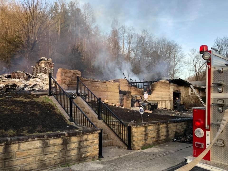 Two homes destroyed