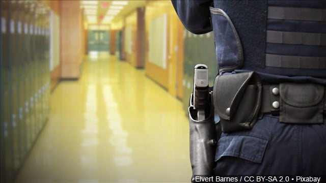 armed officers in school