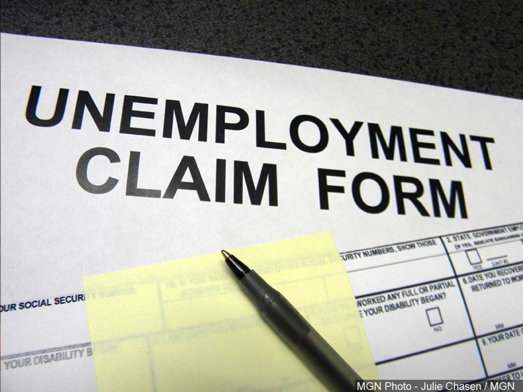 Unemployment claim form via MGN Online