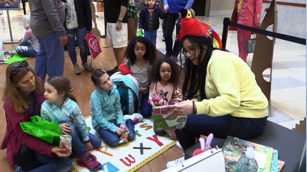 Dozens of volunteer readers take part in FCEA Read Across America Day at Fayette Mall