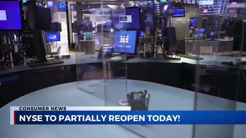 Bell rings again at New York Stock Exchange as floor reopens